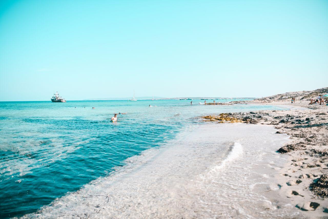 Formentera crystal clear waters